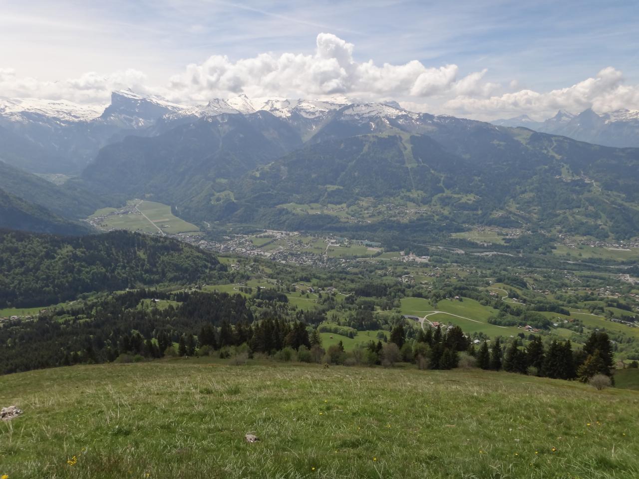 Vue sur la vallée du Giffre