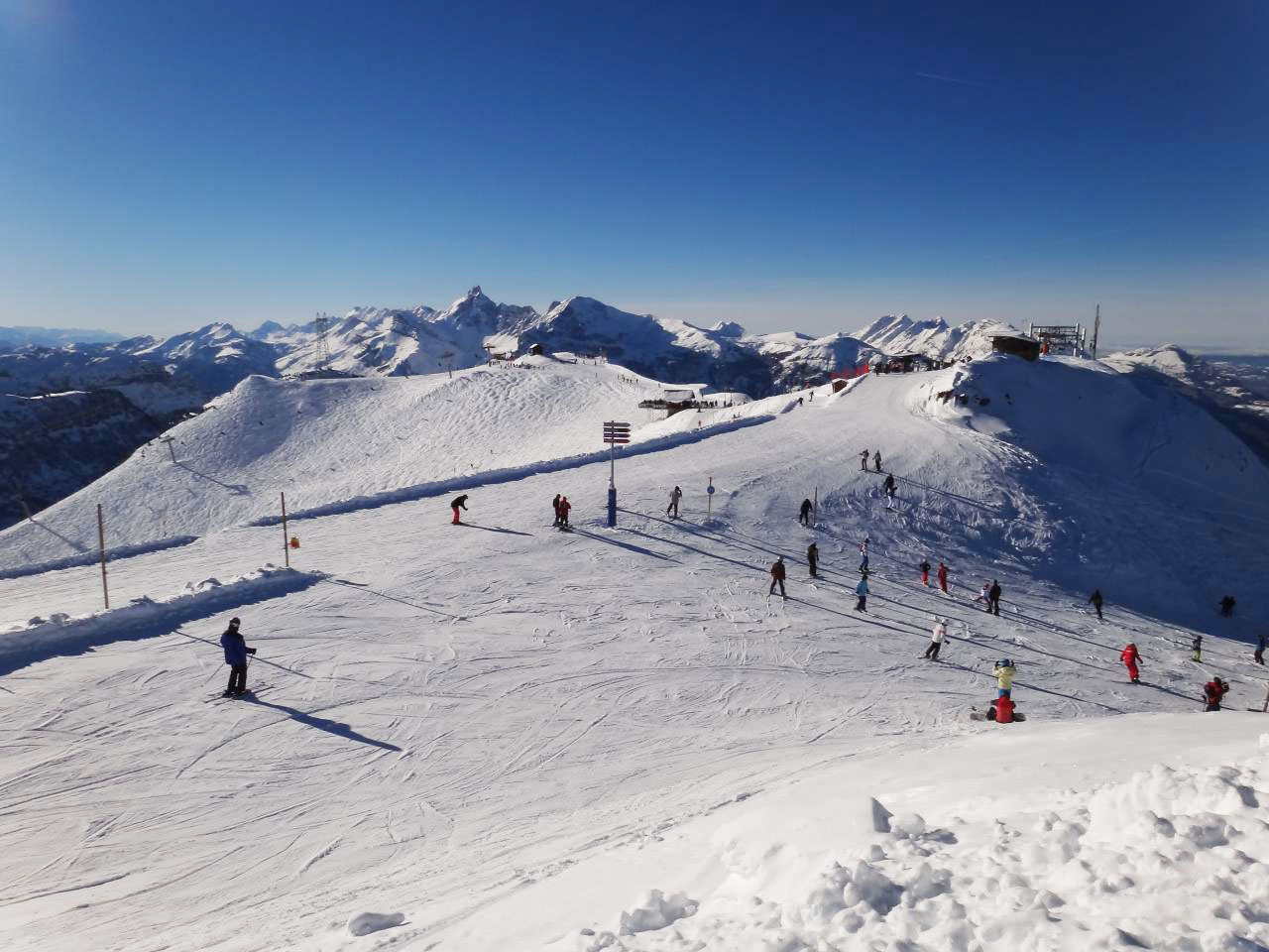 Le Grand Massif, c'est 265 km de pistes et 5 stations reliées