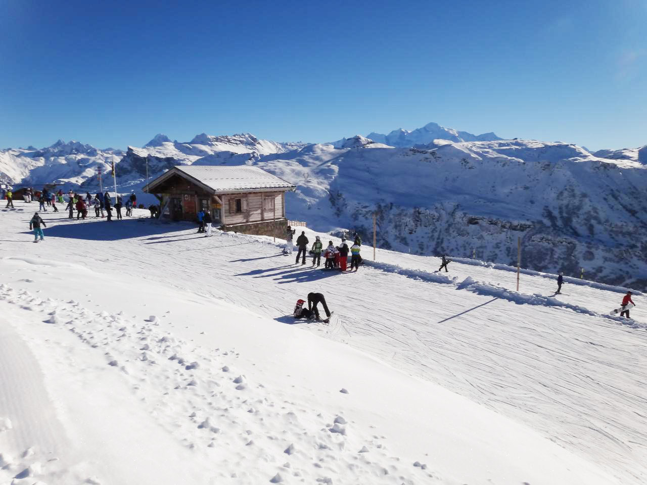 Avec vue sur le Mont Blanc