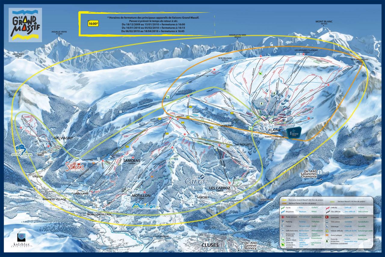 Plan domaine Grand Massif